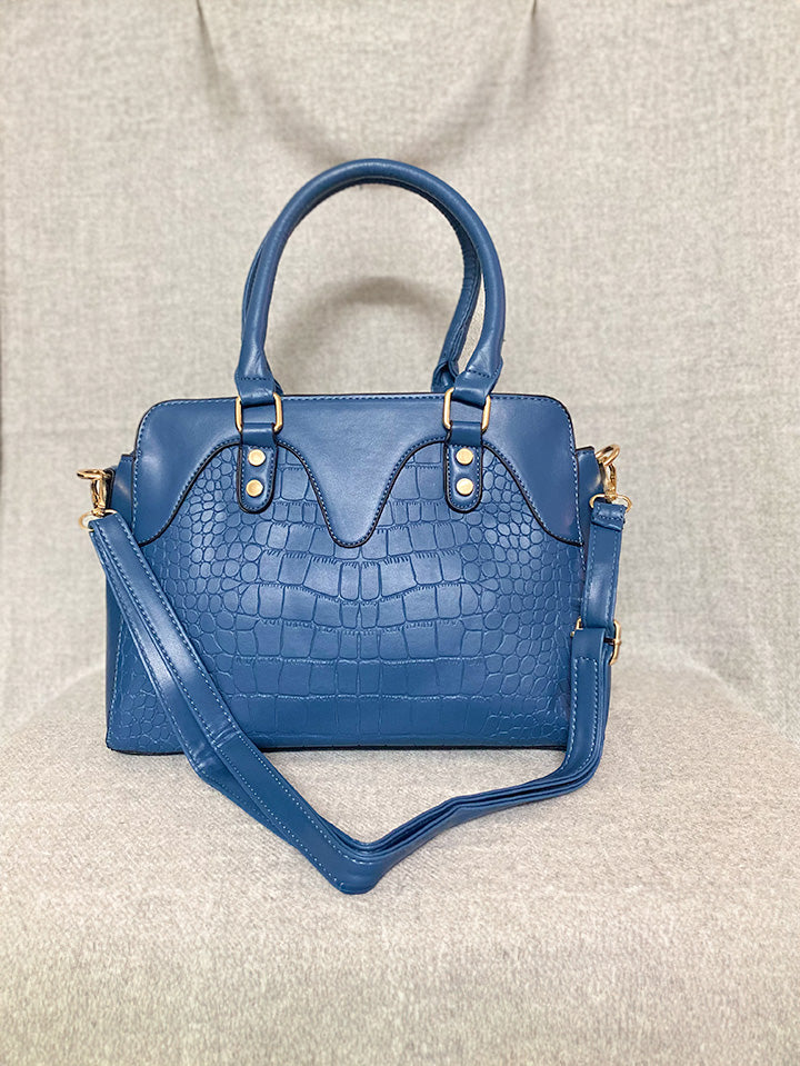 Crocodile pattern handbag