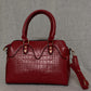 Crocodile pattern handbag